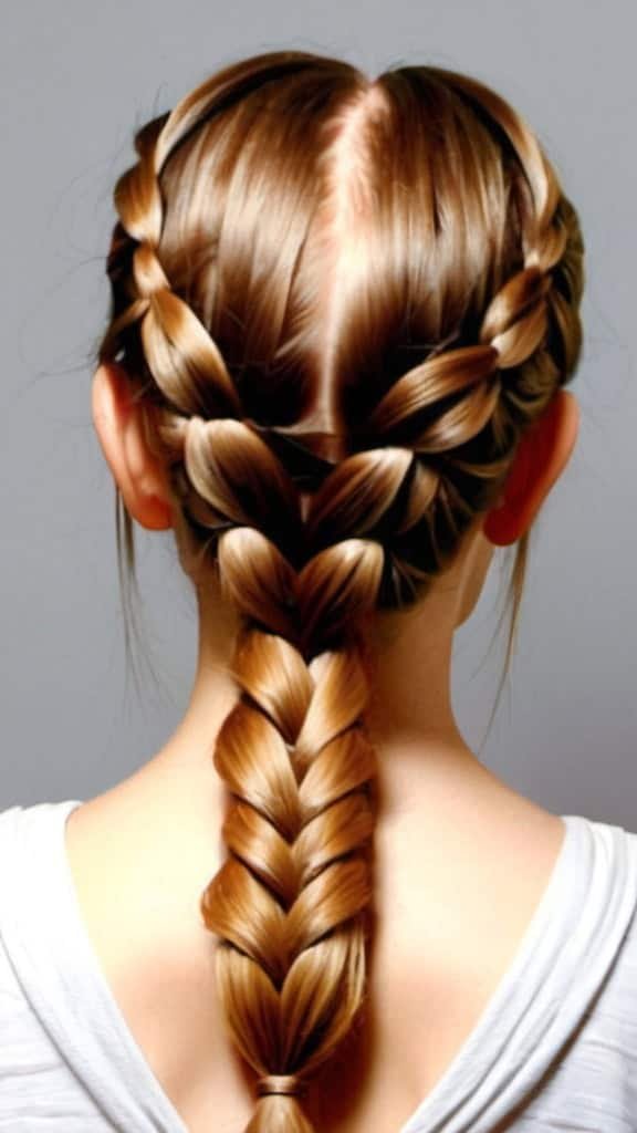 Simple Braid Braided Hairstyles for Long Hair