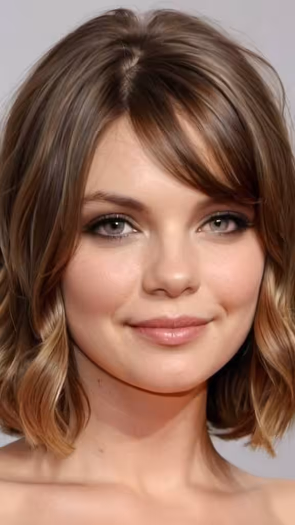 Soft Waves Long Hairstyles for Women with Round Faces