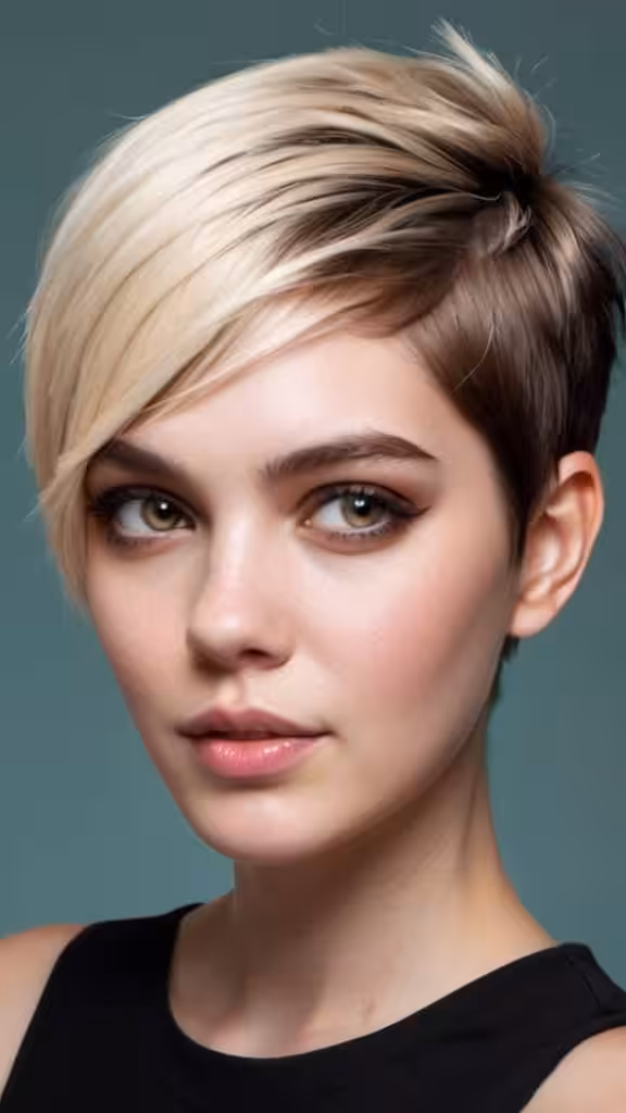 Sophisticated Disconnected Pixie Best Pixie Haircuts for Women