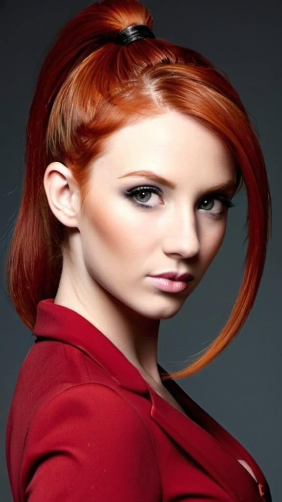 Stylish Chic Pony For Red Hair Nifty Red Hairstyles