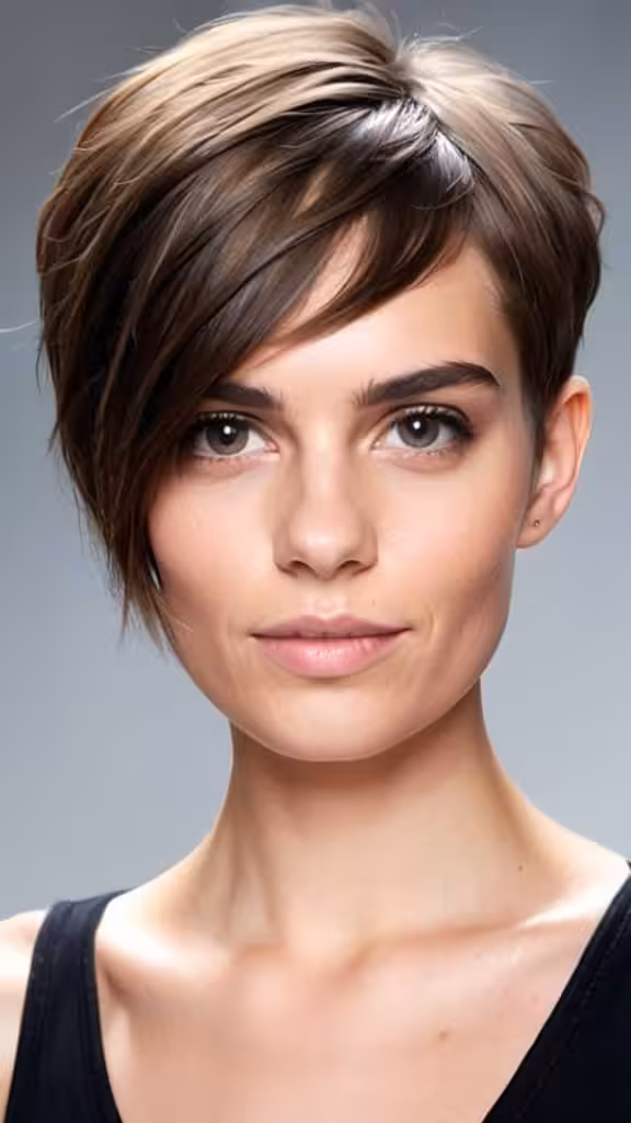 Subtle Undercut Crop Short Layered Hairstyles