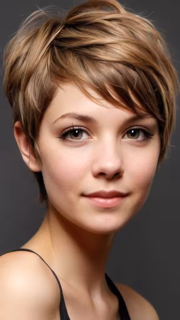 Sweet Long Pixie Pixie Haircuts for Thick Hair