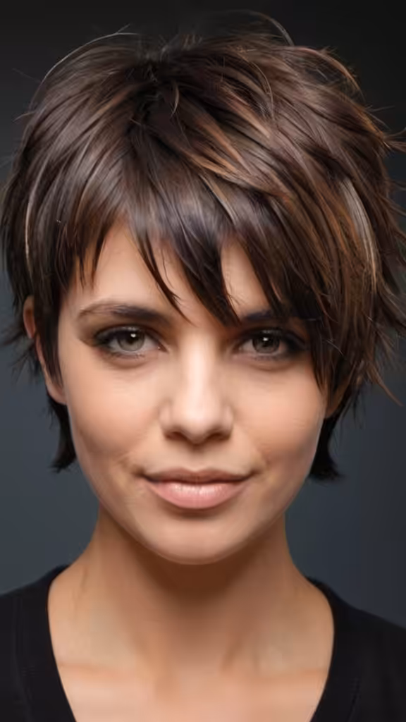 Textured Choppy Layered Short Choppy Haircuts