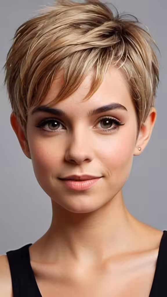 Textured Pixie Short Pixie Haircuts