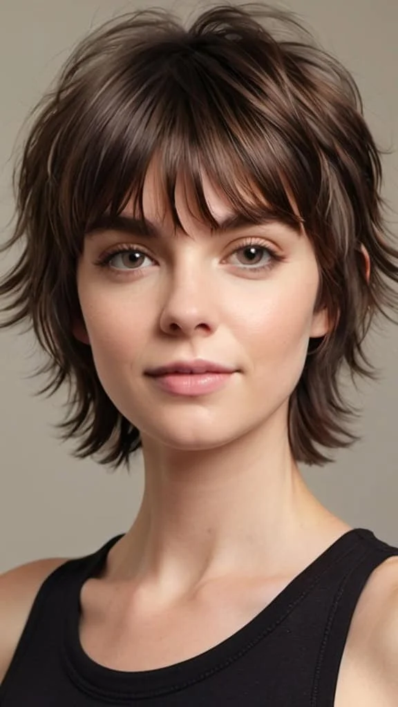Textured Shag Long Shag Haircuts