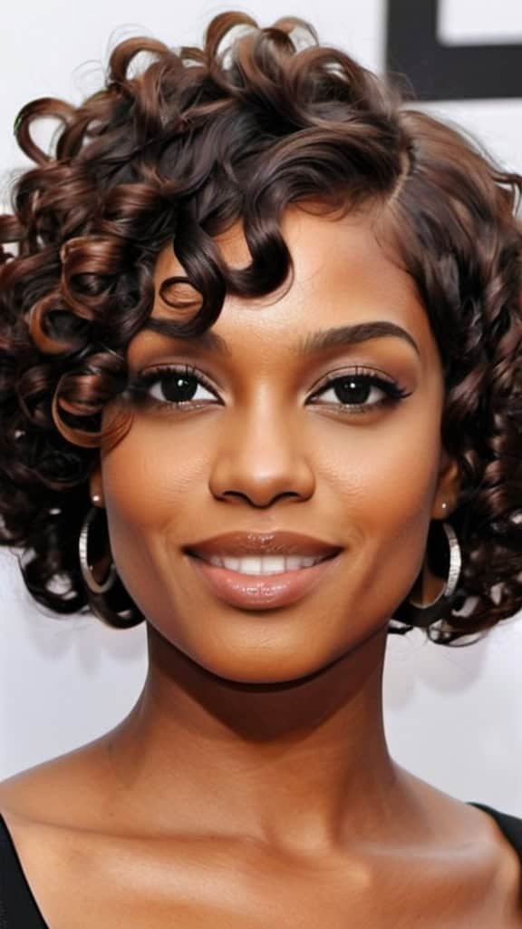 The Curly Bob Haircut Short Hairstyles for Black Women