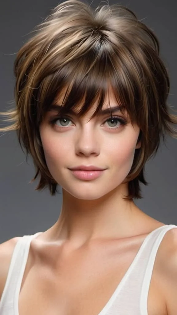 Thick Shag Long Shag Haircuts