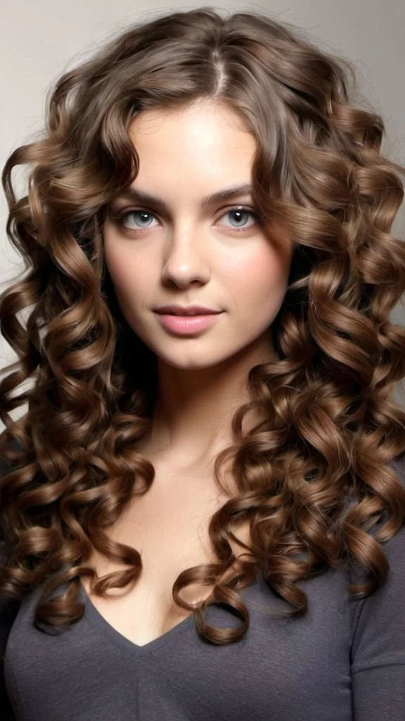 Tousled Curls Long Curly Hairstyles