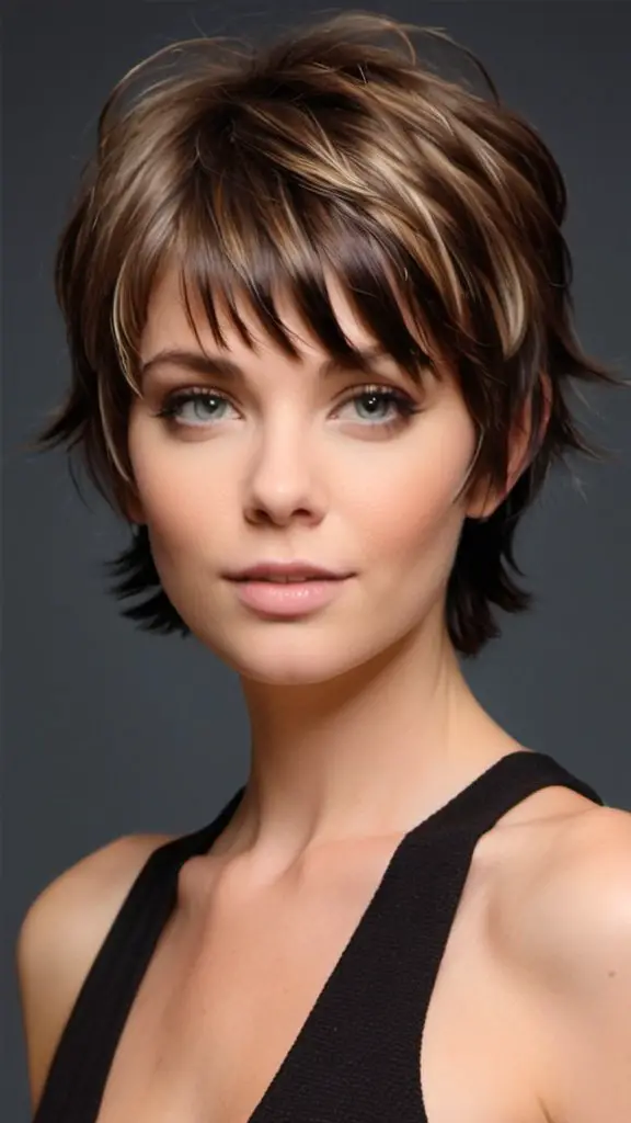 Transition Shag Short Shag Hairstyles