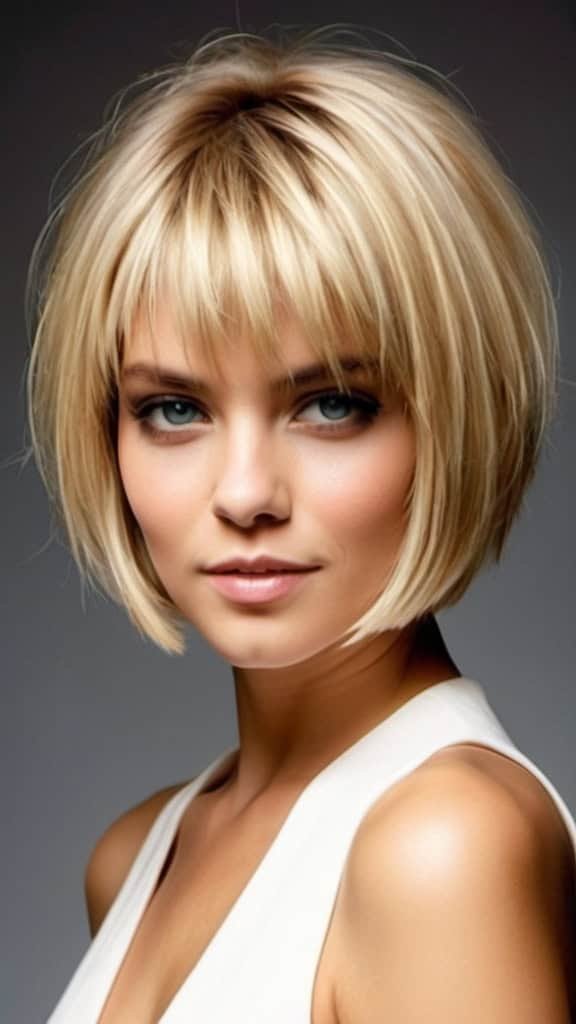 Trendsetting Choppy Bob Short Blonde Hairstyles