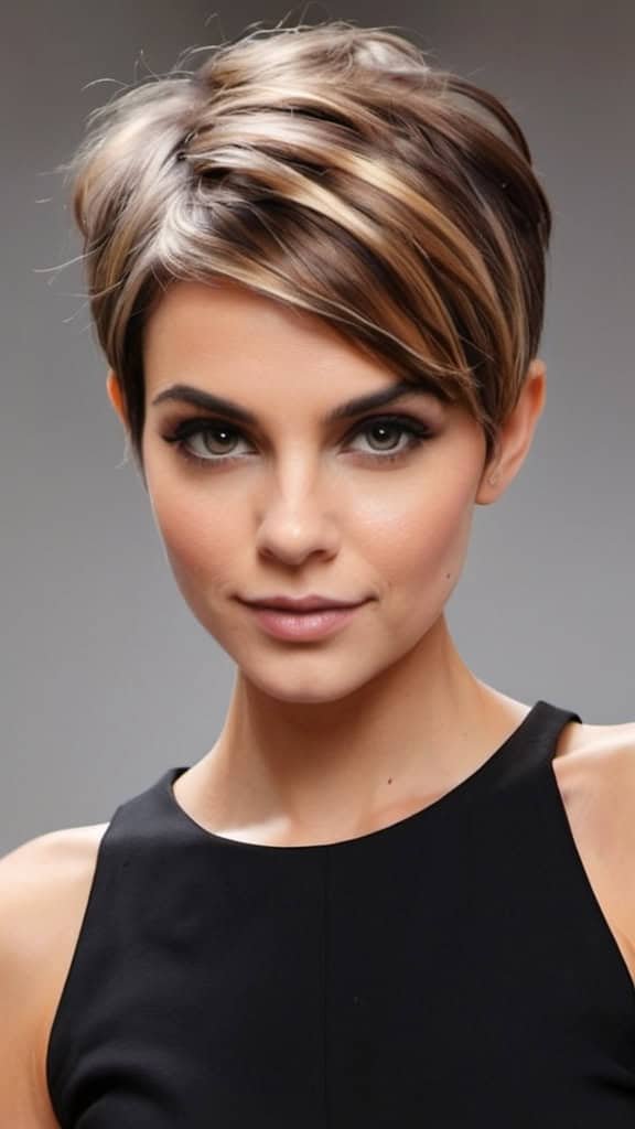 Trendy Pixie with Balayage Balayage Short Hair Looks
