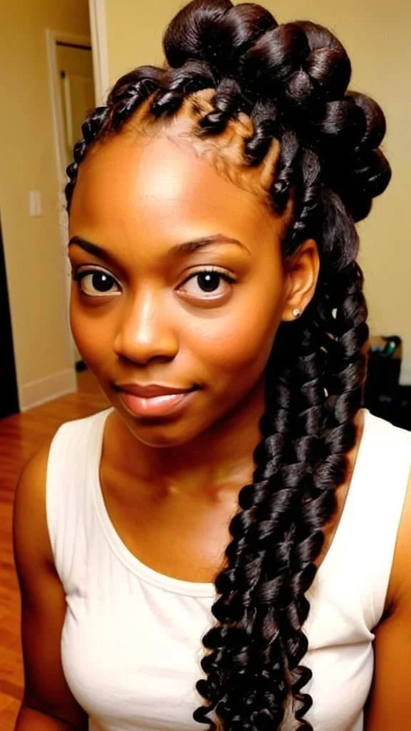 Two-Strand Natural Hairstyles Hairstyles for Long Natural Hair