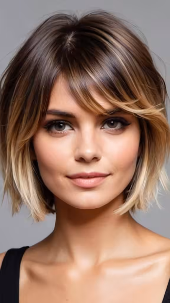 Two-Toned Balayage Layers Balayage Short Hair Looks