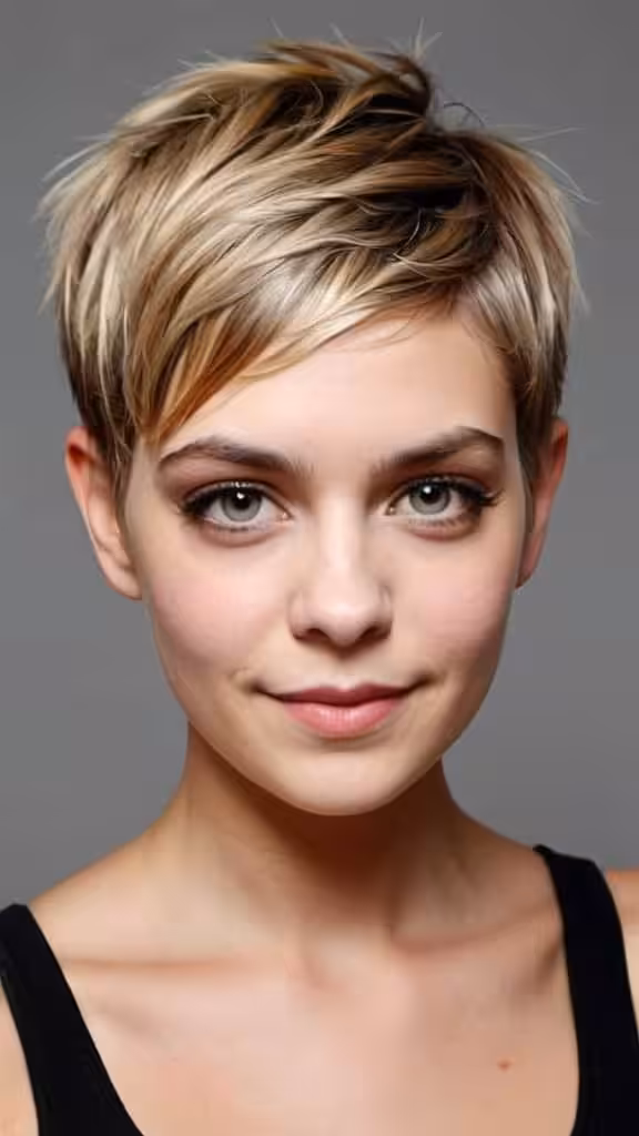Uneven Pixie Best Pixie Haircuts for Women