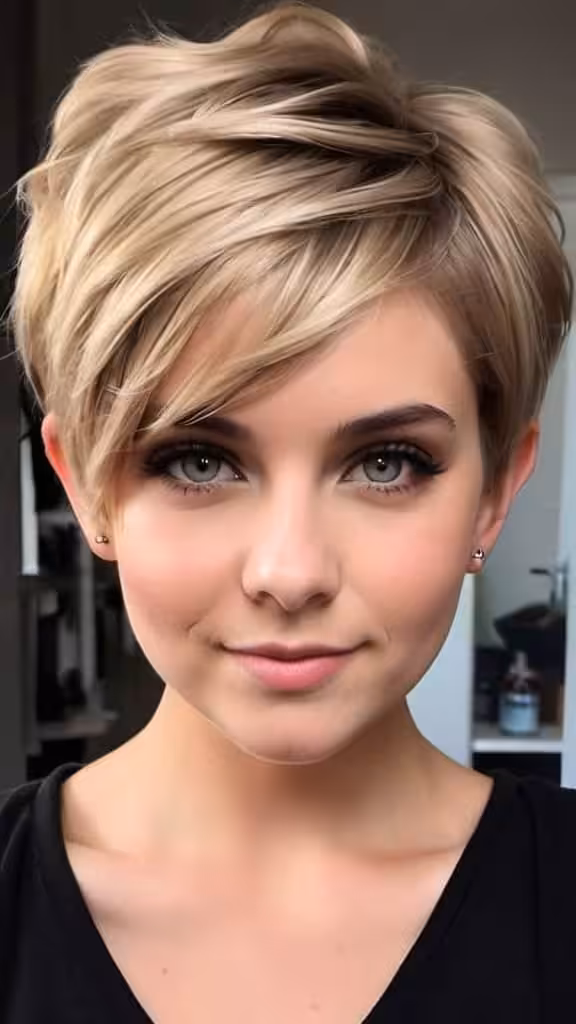 Voluminous Pixie Short Pixie Haircuts