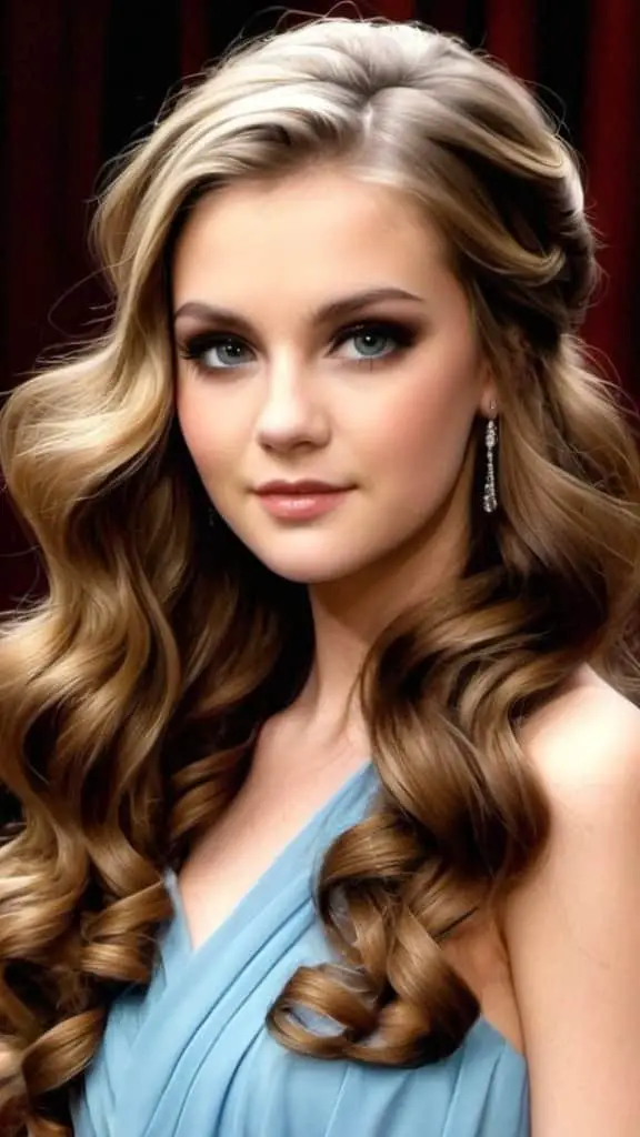 Voluminous Waves Prom Hairstyles for Long Hair