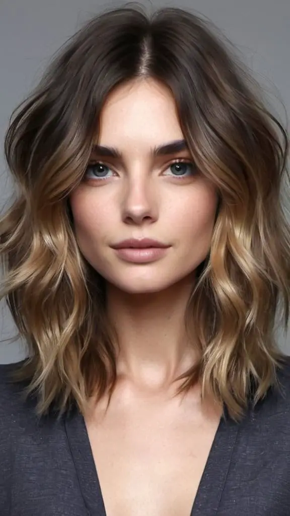 Wavy Lob With Layers Long Layered Haircuts Layered Haircuts For Long Hair
