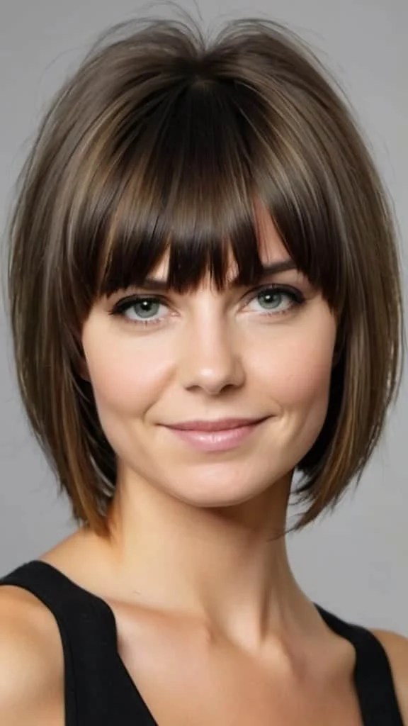 Wedge Haircut With Bangs Wedge Haircuts