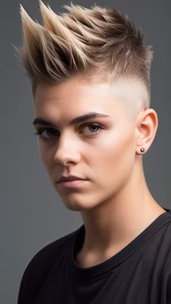 Wedge with a Spiky Top Wedge Haircuts