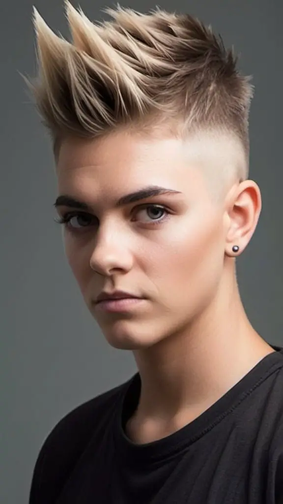 Wedge with a Spiky Top Wedge Haircuts