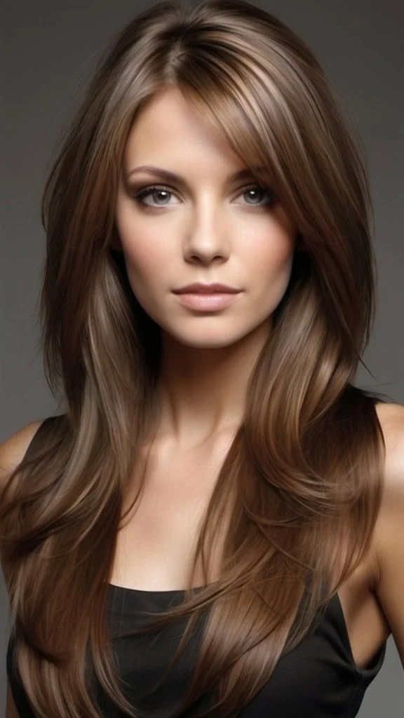 Wispy Long Layers Cute girls' haircuts