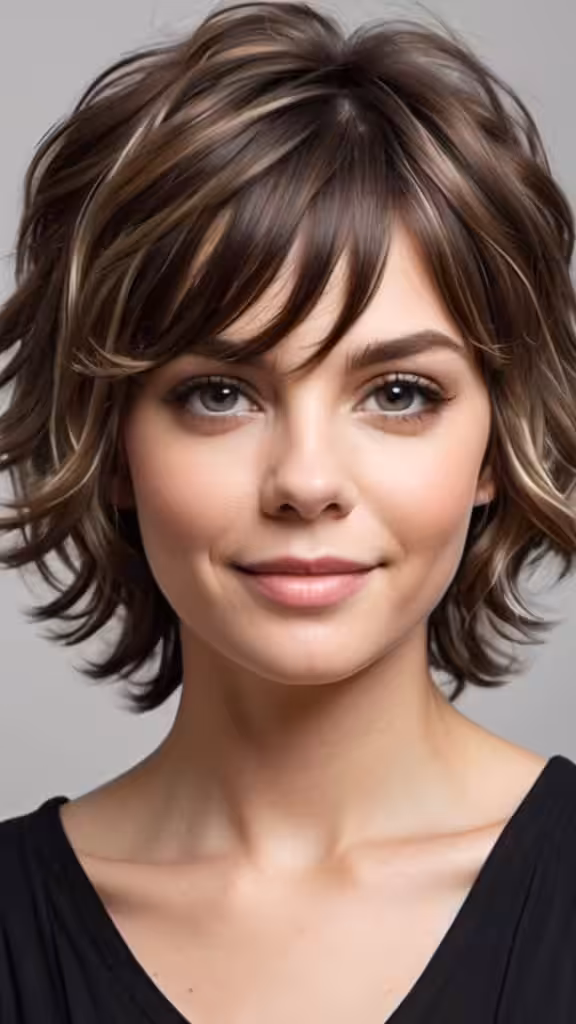 Wispy Shag Short Layered Hairstyles