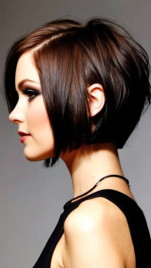 A-Line Bob Cut Short Sassy Haircuts