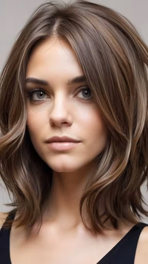 Asymmetrical Waves - 21 Medium Hairstyles for Women for All Face Shapes for 2026