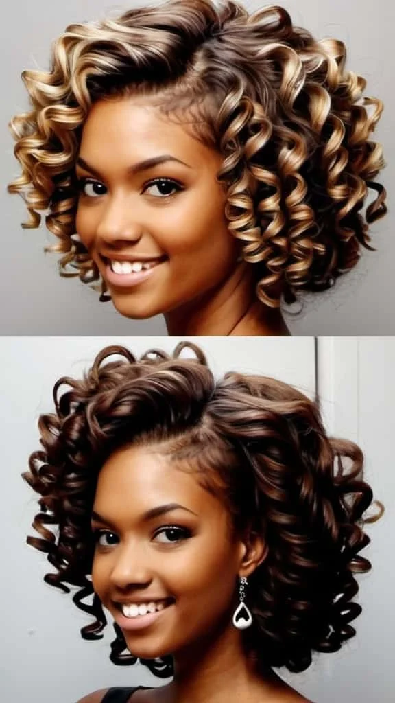 Barrell Curls Medium Length Natural Hairstyles Medium Length Natural Hairstyles