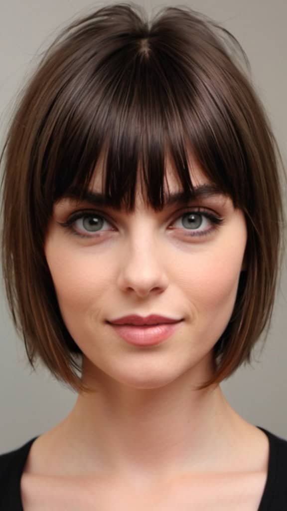 Short Layered Haircuts with Bangs