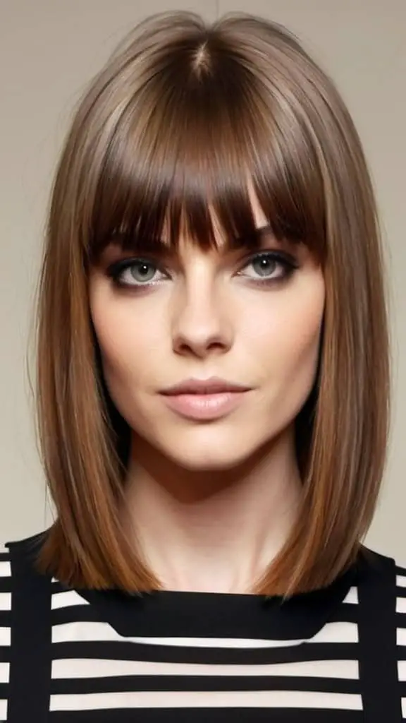Blunt Cut Straight Hairstyles for a Stylish Look