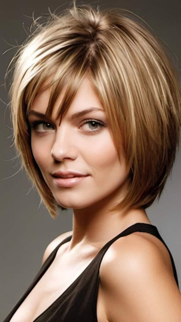 Bob with Choppy Ends Bob Haircuts for Fine Hair