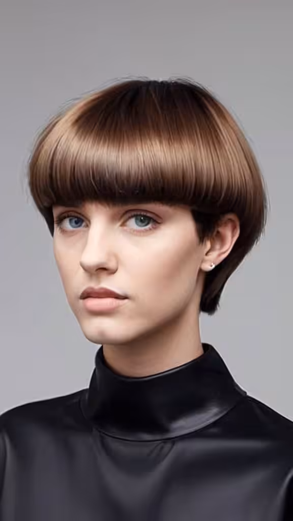 Bowl Mullet hairstyle