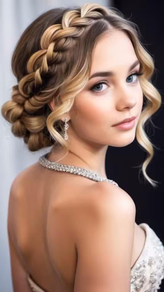 Braids and Loose Waves Hairstyles and Haircuts for Black Kids