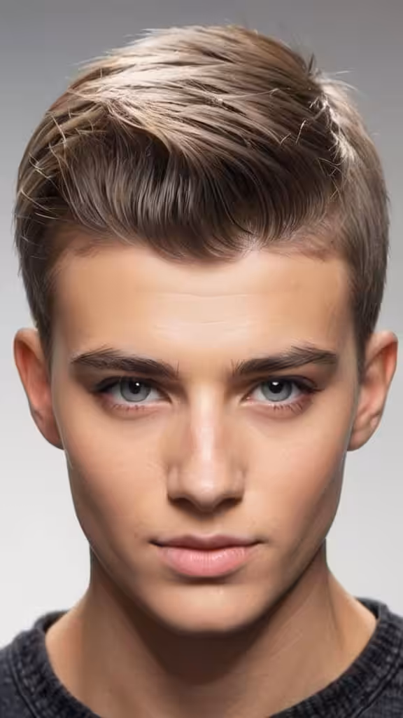 Brushed Back Chop hairstyle