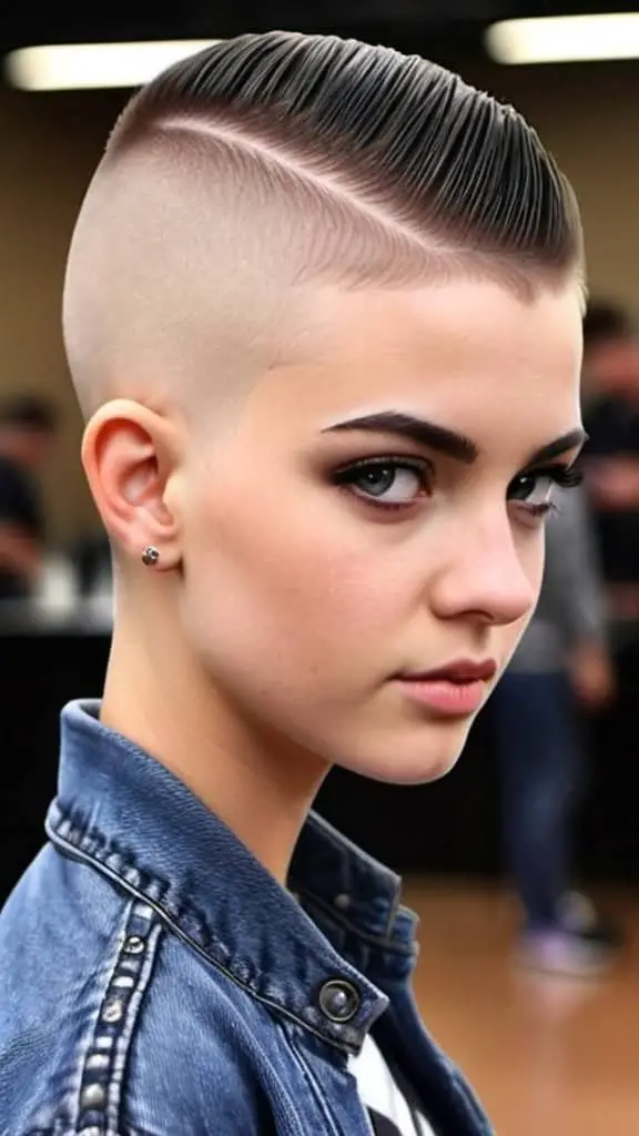 Buzz Cut Mullet Buzz Cuts for Girls