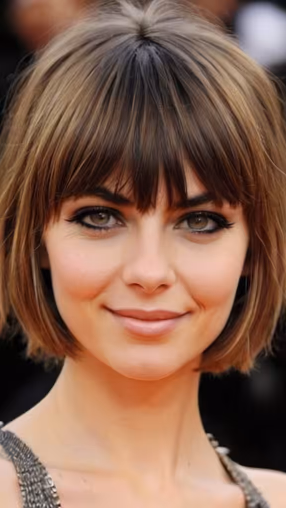 Choppy Hair with Bangs Short Fringe Hairstyles