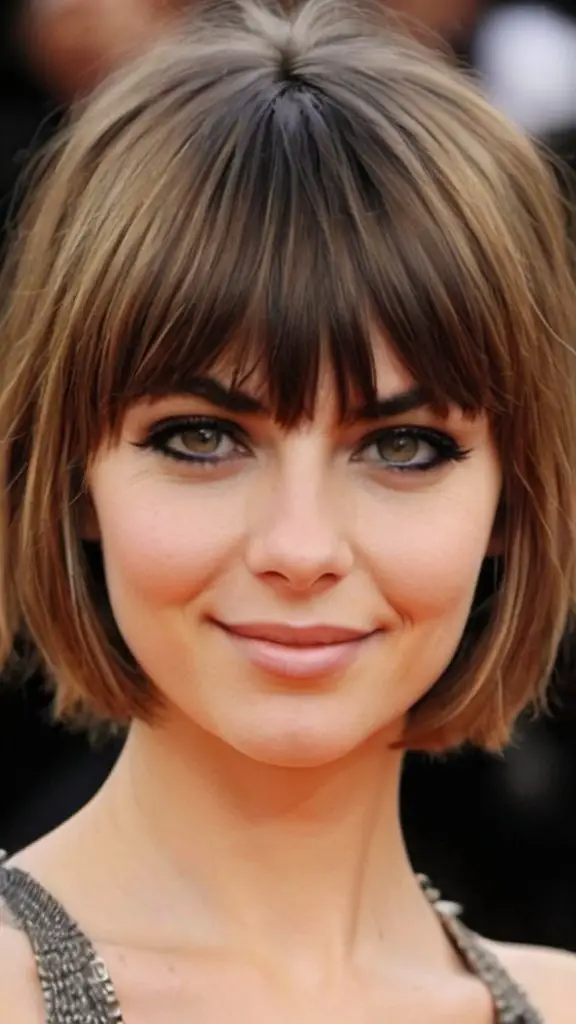 Choppy Hair with Bangs Short Fringe Hairstyles