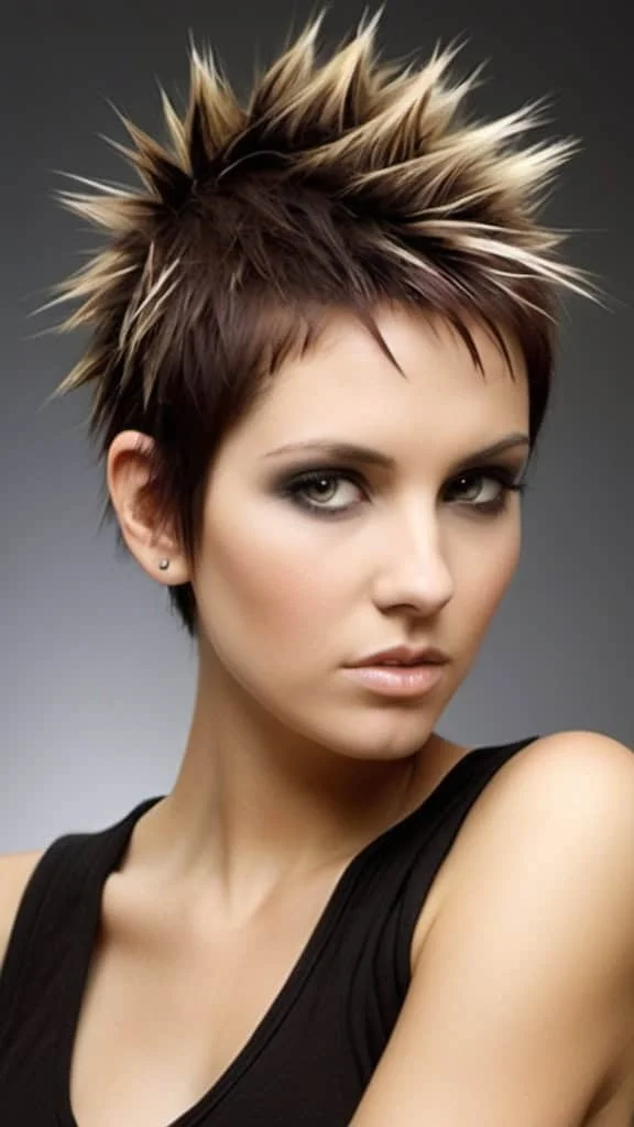 Choppy Spiky Short Spiky Haircuts for Women