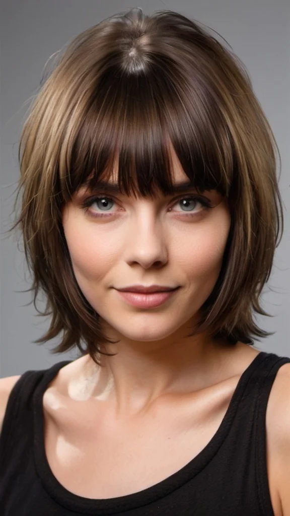 Medium-Length Haircuts with Ban