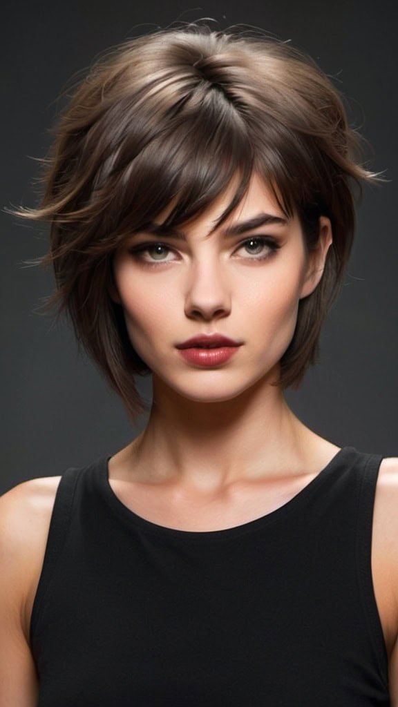 Classic Wolf Haircut Daring Medium-Length Wolf Cut