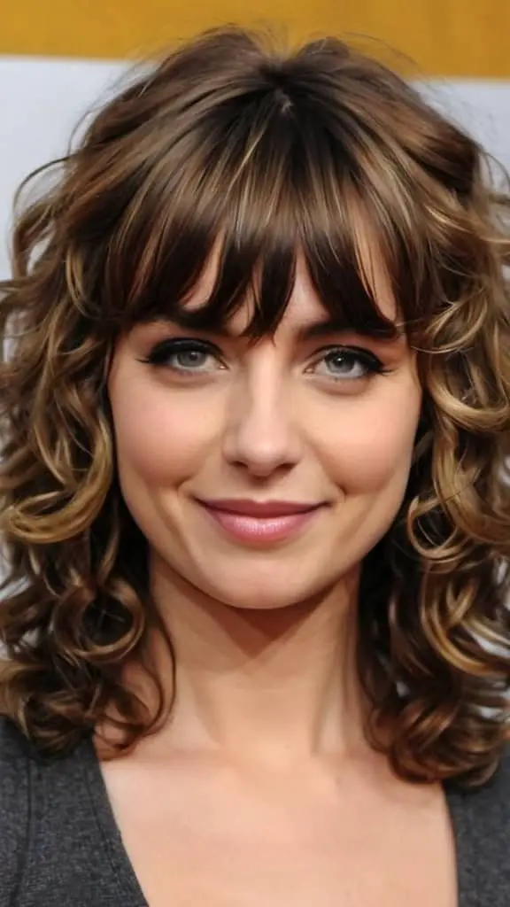 Curly Layered Hair with Bangs Layered Haircuts with Bangs Layered Haircuts with Bangs