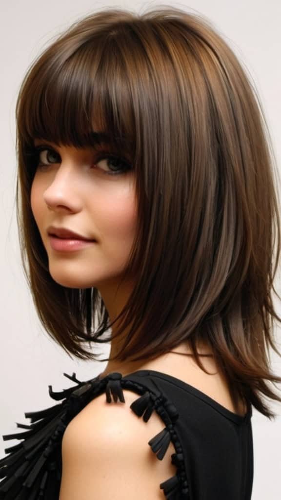Medium Length Haircuts for Thick Hair
