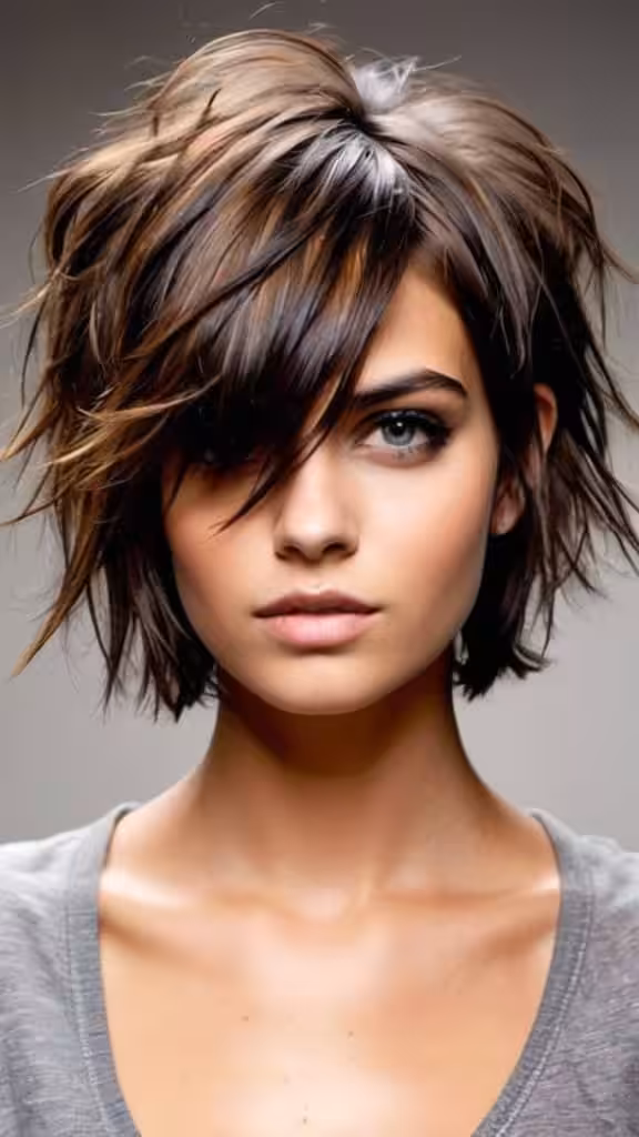 Edgy Messy Bob - And Best Short Messy Hairstyles for 2026