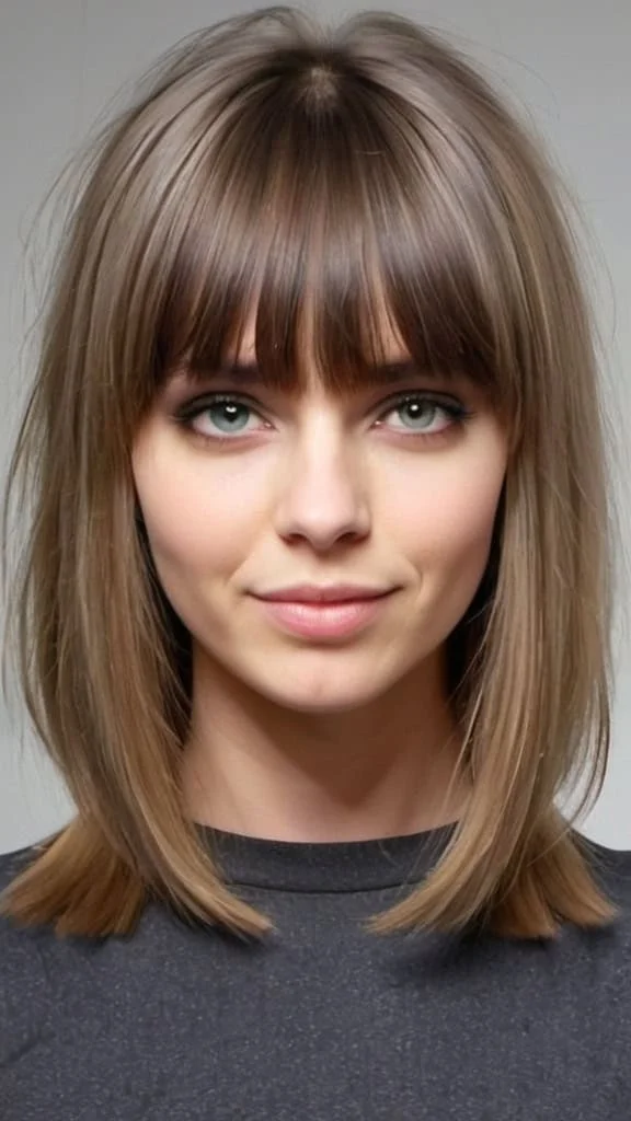 Face-Framing Bangs Hairstyles for Medium Hair Length Hairstyles for Medium Hair Length Hairstyles for Medium Hair Length