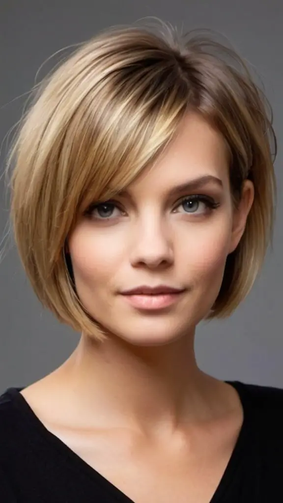 Face-Framing Bob Low Maintenance Short Haircuts