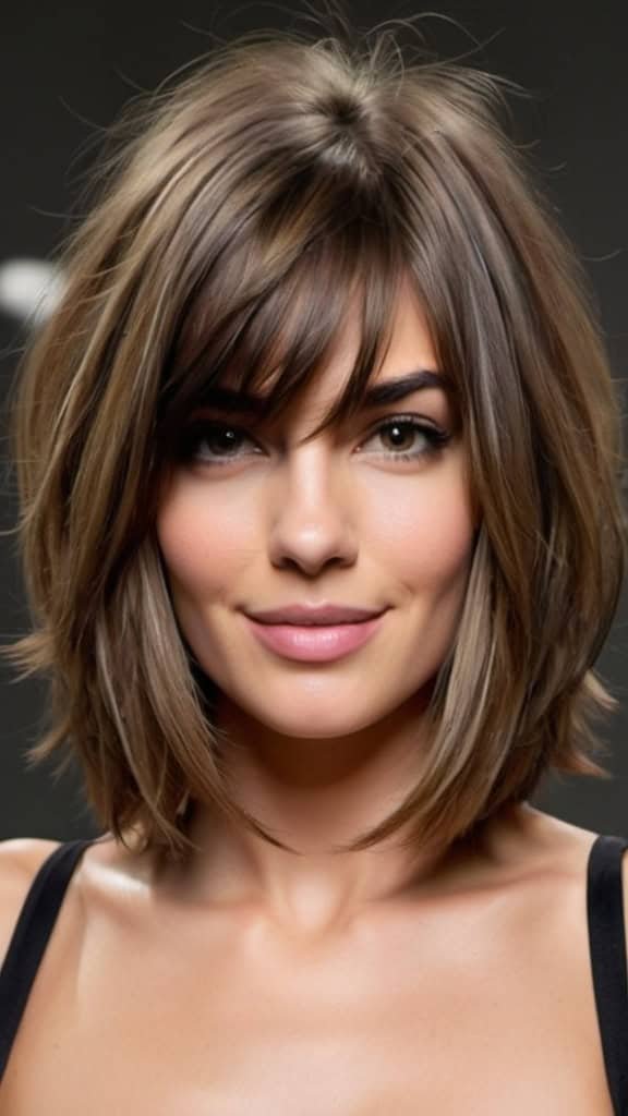 Medium Length Haircuts for Thick Hair