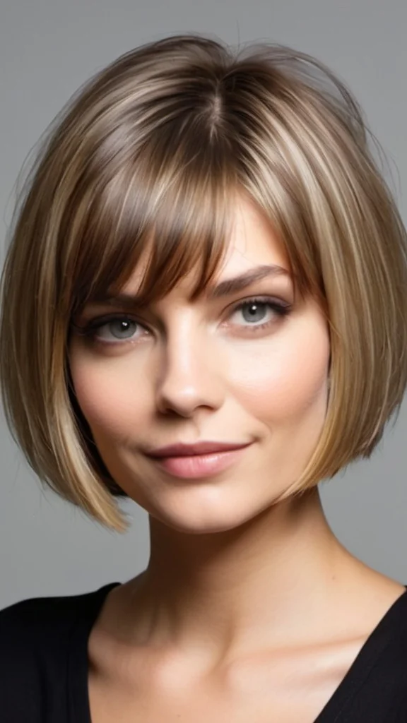 Face-Framing Short Bob Low Maintenance Short Haircuts