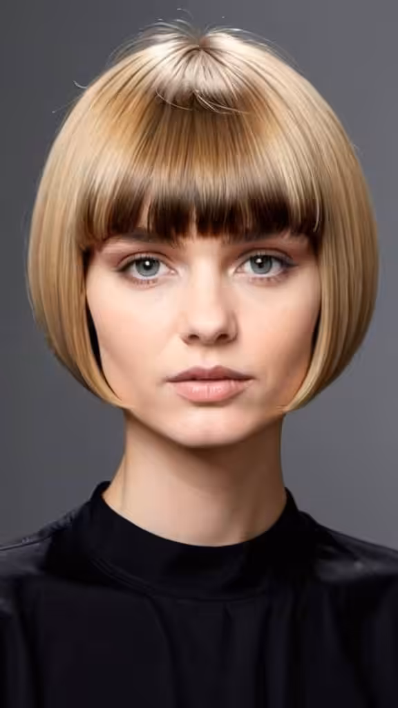 Feathered Bowl Cut