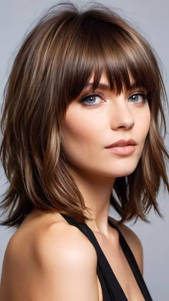 Feathered Layers with Fringe Bangs Layered Haircuts with Bangs Layered Haircuts with Bangs